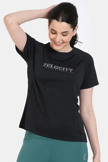 Buy Zelocity Quick Dry Relaxed Top - Jet Black